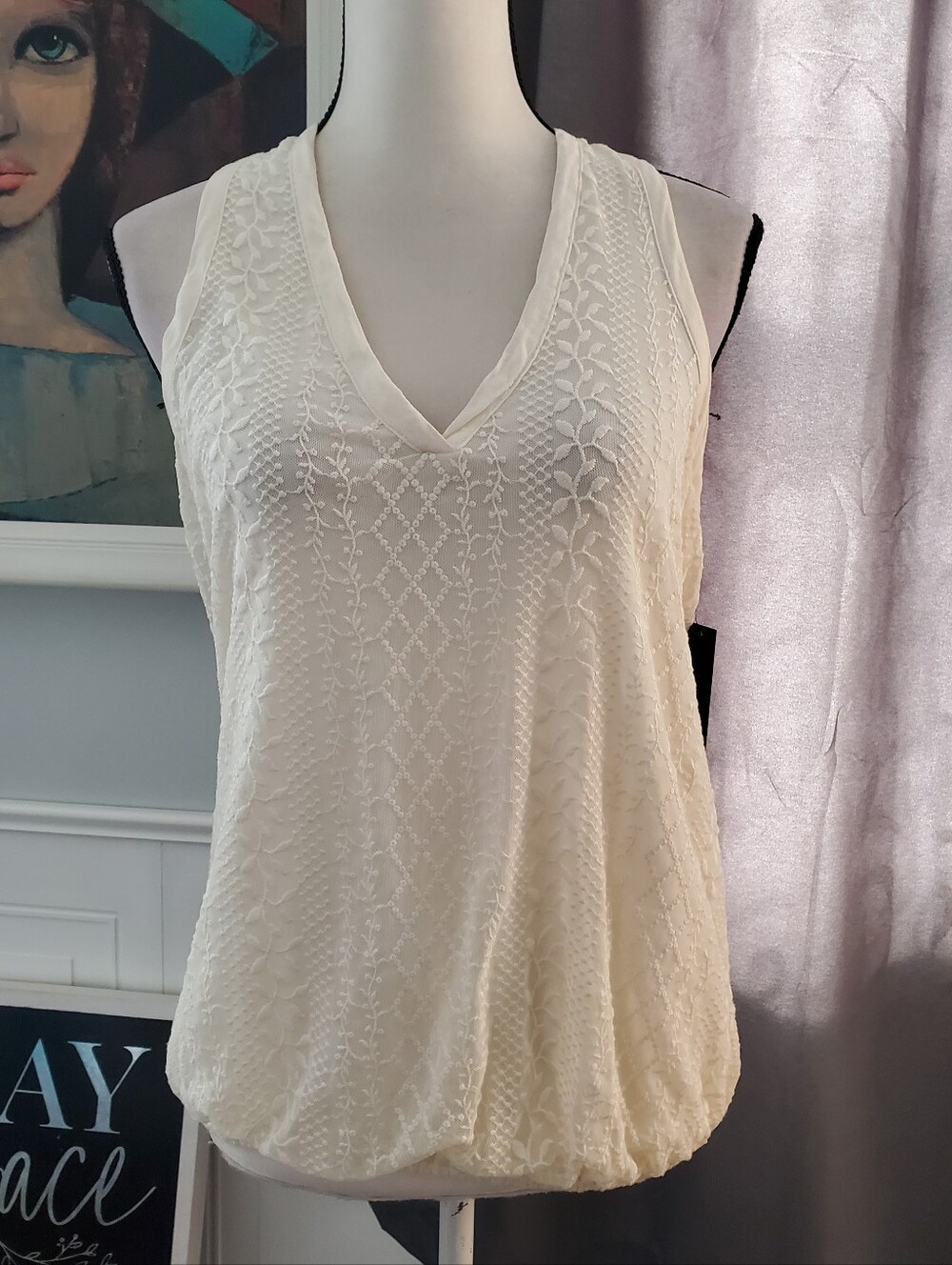 ELLA MOSS Revolve Emiline Clover Halter Tank S